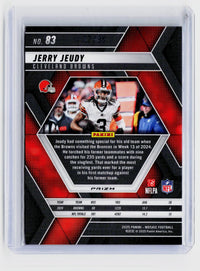 2025 Panini Mosaic Football Jerry Jeudy Cleveland Browns #83 - back