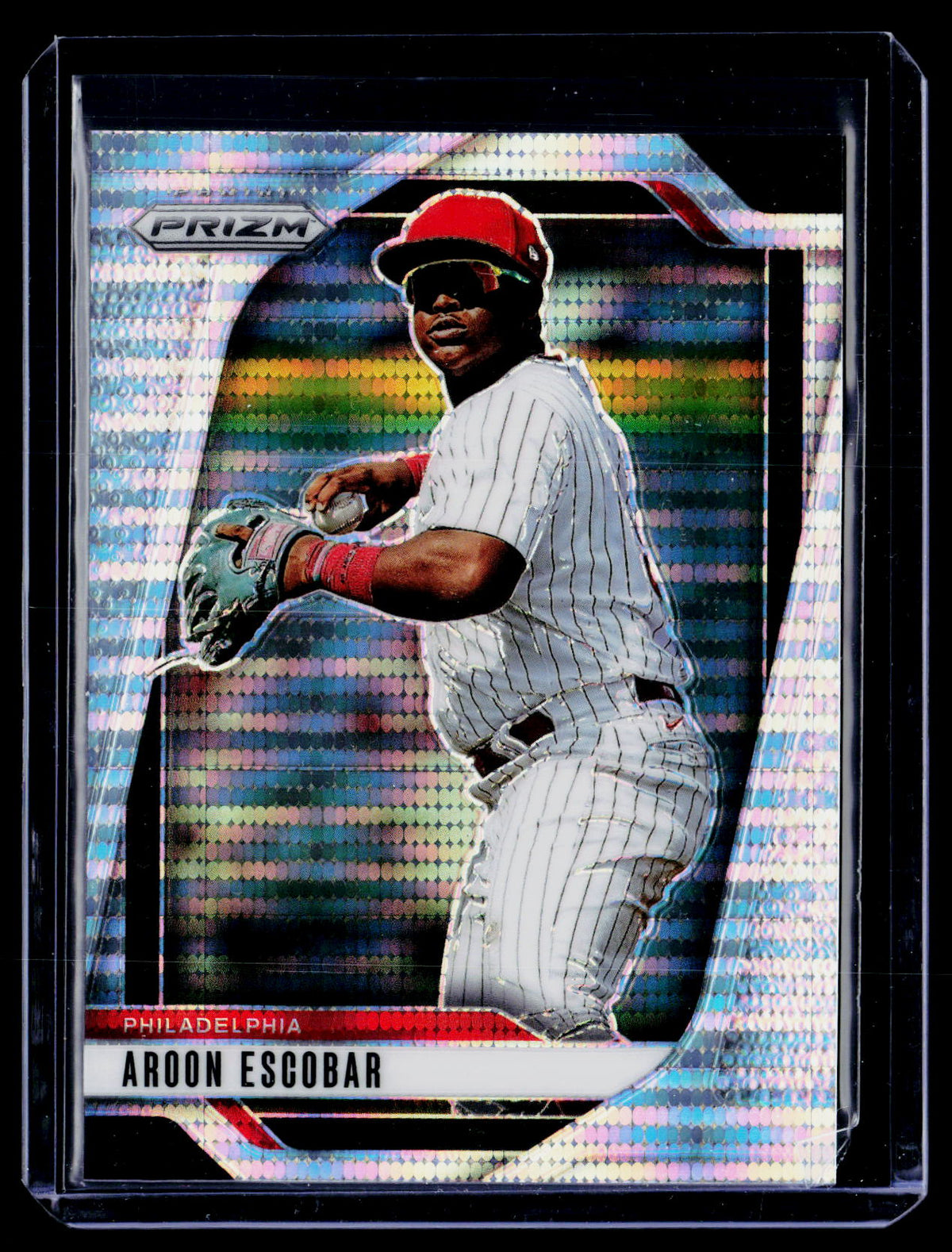 2025 Panini Prizm Baseball Aroon Escobar #158 Pulsar Prizm /499 - front