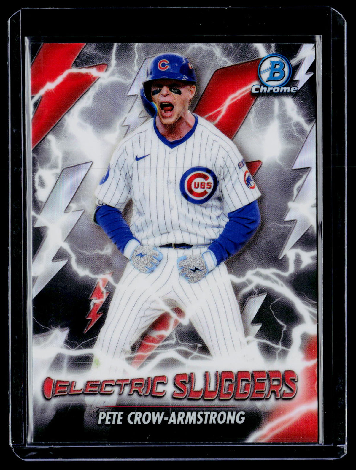 2026 Topps Bowman Chrome Electric Sluggers Pete Crow-Armstrong ES-24 - front