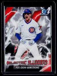 2026 Topps Bowman Chrome Electric Sluggers Pete Crow-Armstrong ES-24 - front