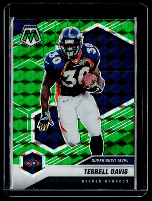 2021 Panini Mosaic Football Super Bowl MVPs Terrell Davis #296 - front