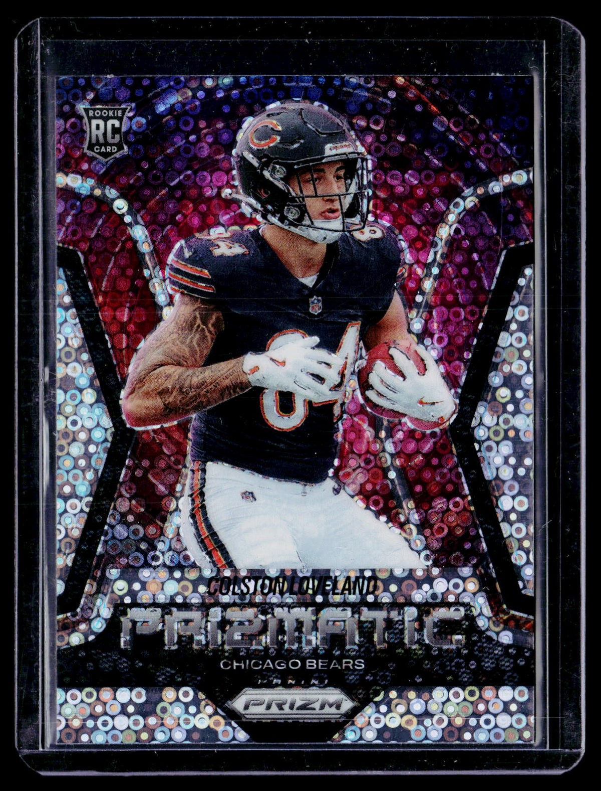 2025 Panini Prizm Football Colston Loveland RC #20 Chicago Bears - front