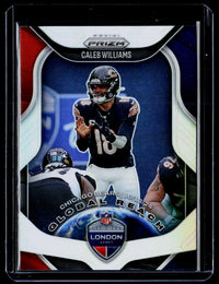 2025 Panini Prizm Football Global Reach Caleb Williams RC #5 - front