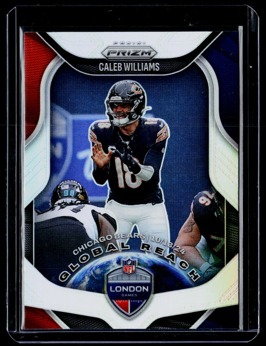 2025 Panini Prizm Football Global Reach Caleb Williams RC #5 - front