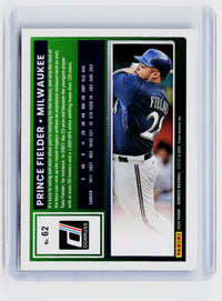 2025 Panini Donruss Baseball Prince Fielder #62 Artist Proof /47 - back