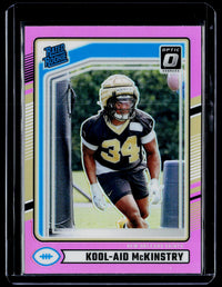 2024 Panini Donruss Optic Rated Rookie Kool-Aid McKinstry #315 Pink Holo - front