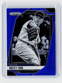 2025 Panini Prizm Baseball Whitey Ford Blue Prizm #40 195/199 - front