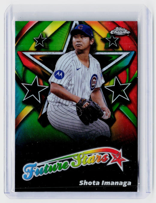 2025 Topps Chrome Future Stars FS-5 Shota Imanaga Chicago Cubs - front