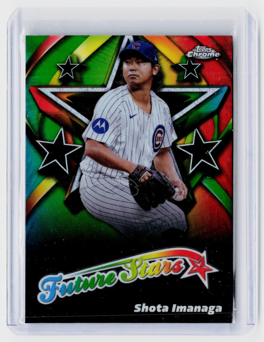 2025 Topps Chrome Future Stars FS-5 Shota Imanaga Chicago Cubs - front