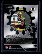 2025 Panini Prizm Football Rookie Gear Matthew Golden #RGR-MGN Green Bay Packers - back