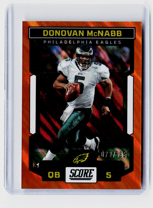 2023 Panini Score Football Donovan McNabb Red #252 072/555 - front