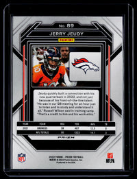 2022 Panini Prizm Football Jerry Jeudy #89 Denver Broncos - back