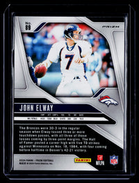 2024 Panini Prizm Football John Elway Denver Broncos #89 - back