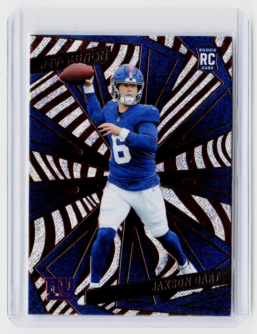2025 Panini Revolution Football Jaxson Dart Rookie Card #219 New York Giants - front