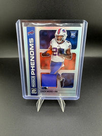 2020 Panini Donruss Optic Rookie Phenoms Zack Moss RP-30 Rookie Memorabilia - front