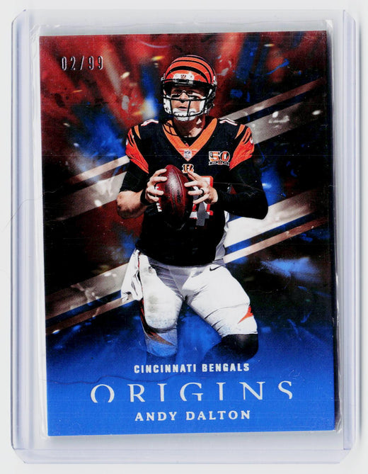 2018 Panini Origins Football Andy Dalton #47 Cincinnati Bengals 02/99 - front
