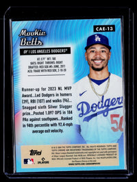 2024 Topps Chrome All-Etch Mookie Betts CAE-13 Dodgers - back