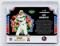 2025 Panini Score Football Men of Canton Joe Namath Showcase #15 /100 - back
