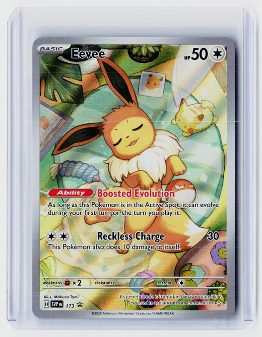 2025 Pokémon Scarlet & Violet Black Star Promos Eevee SVP 173 - front