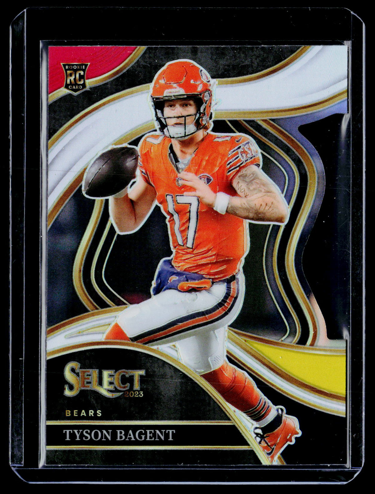 2023 Panini Select Football Tyson Bagent RC Club Level #208 Chicago Bears - front