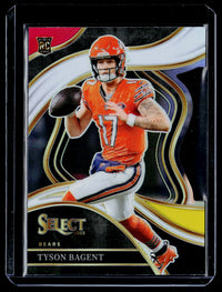 2023 Panini Select Football Tyson Bagent RC Club Level #208 Chicago Bears - front