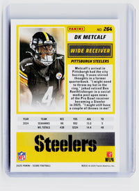 2025 Panini Score Football Showcase DK Metcalf #264 Steelers /250 - back