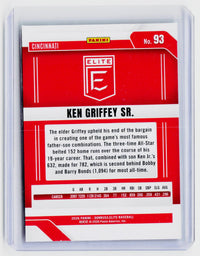 2026 Panini Donruss Elite Baseball Ken Griffey Sr. #93 Cincinnati Reds - back