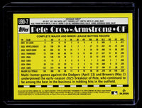 2025 Topps Update 1990 Topps 35th Anniversary Pete Crow-Armstrong U90-7 Cubs - back