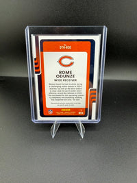 2025 Panini Donruss Threads Rome Odunze Memorabilia Card DTH-ROE - back