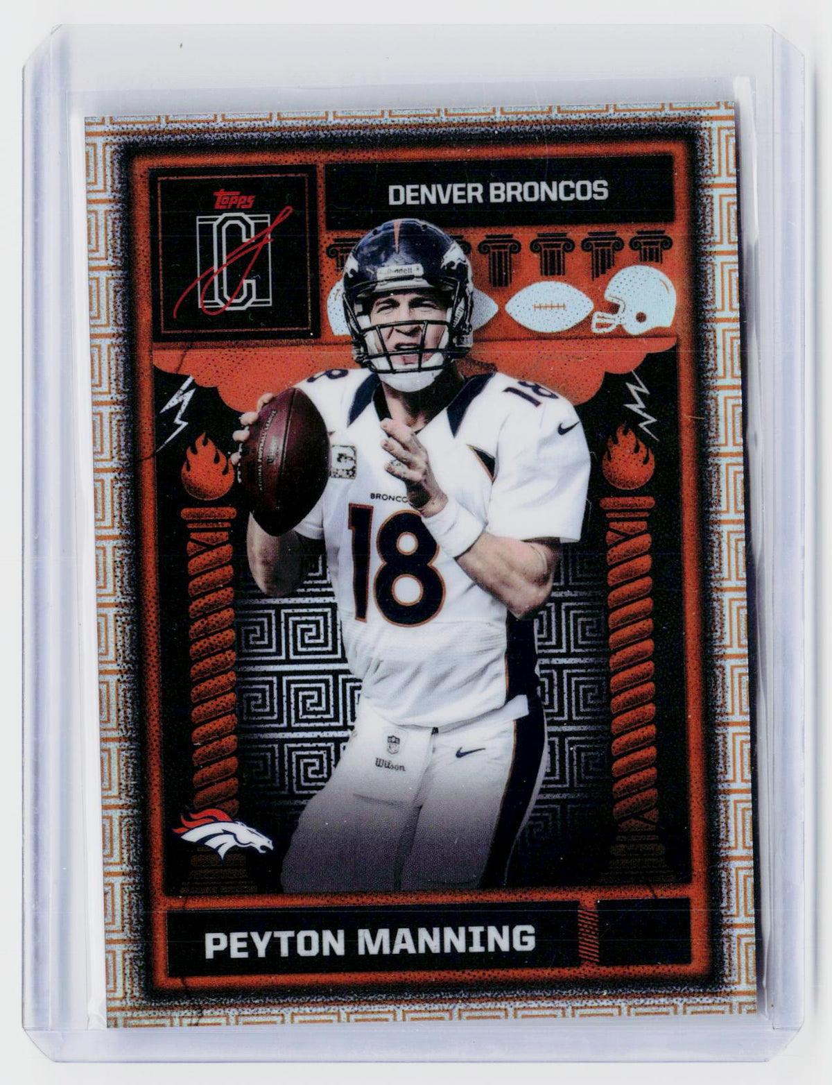 2025 Topps Odyssey Peyton Manning Denver Broncos OD-6 - front
