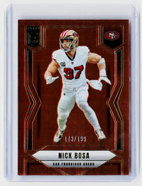 2025 Panini Donruss Elite Football Nick Bosa #93 /199 San Francisco 49ers - front