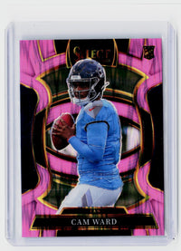 2025 Panini Select Football Cam Ward RC Pink Concourse #26 - front