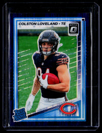 2025 Panini Donruss Optic Rated Rookie Colston Loveland #204 Chicago Bears - front