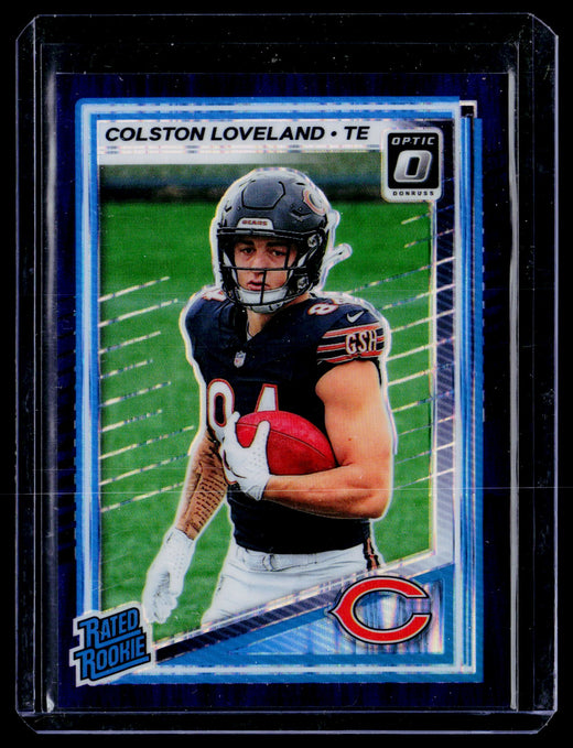 2025 Panini Donruss Optic Rated Rookie Colston Loveland #204 Chicago Bears - front