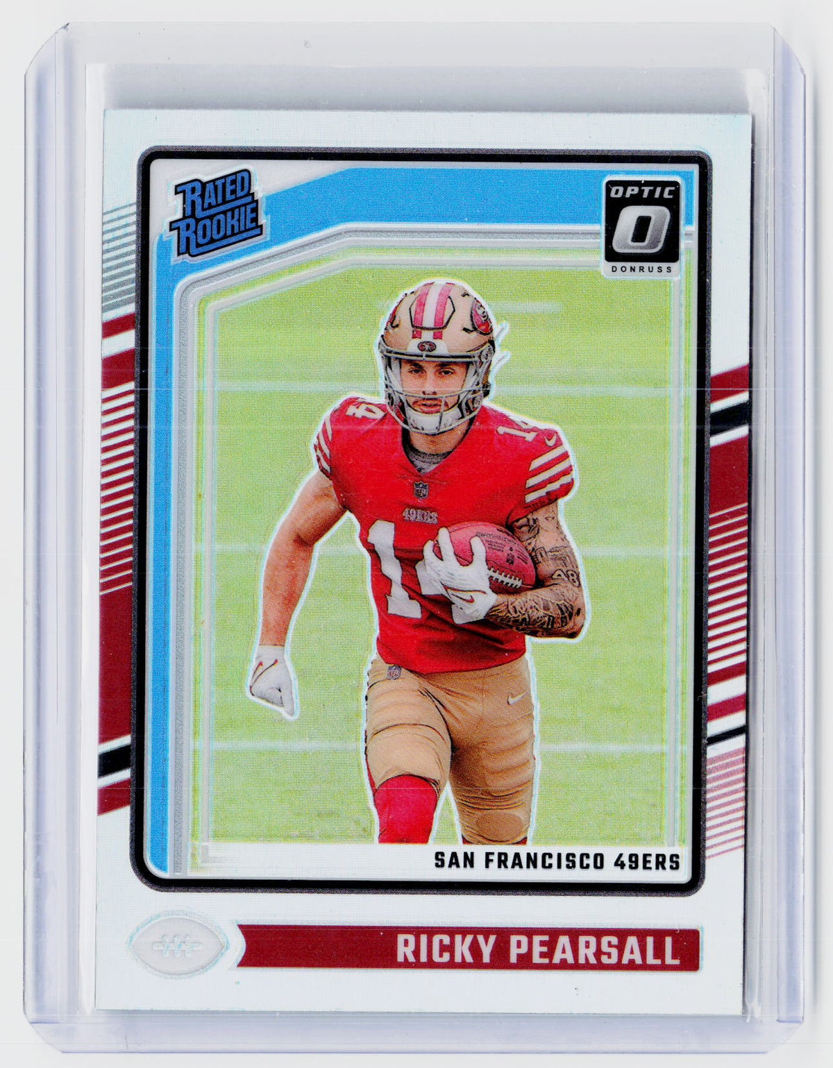 2024 Panini Donruss Optic Football Ricky Pearsall Rated Rookie #284 - front