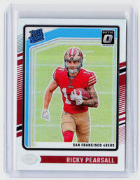 2024 Panini Donruss Optic Football Ricky Pearsall Rated Rookie #284 - front