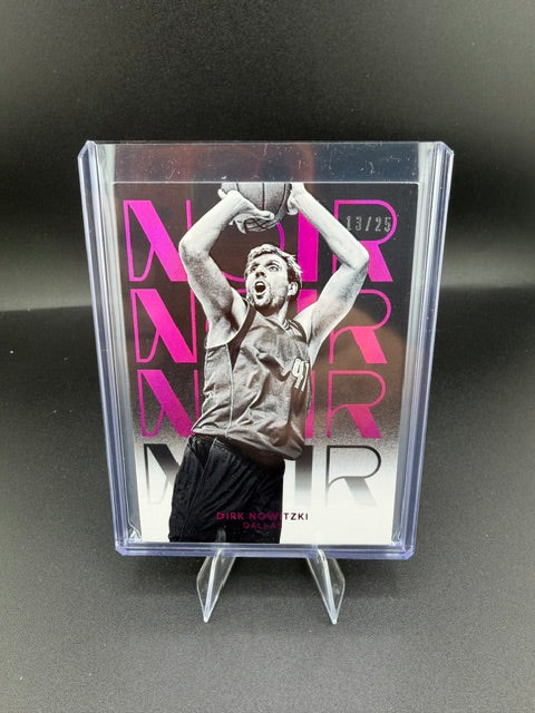 2023-24 Panini Noir Dirk Nowitzki #47 Dallas 13/25 - front