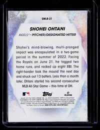 2023 Topps Stars of MLB Shohei Ohtani SMLB-21 Angels - back