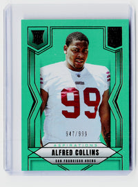 2025 Panini Donruss Elite Football Alfred Collins #187 Aspirations Lime Green /999 - front
