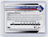 2025 Bowman Shohei Ohtani #17 Los Angeles Dodgers - back