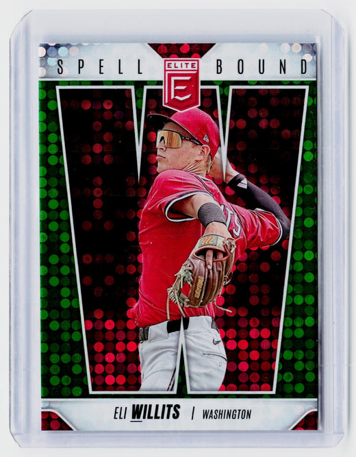 2026 Panini Donruss Elite Spellbound #19 Eli Willits Washington Rookie Card - front