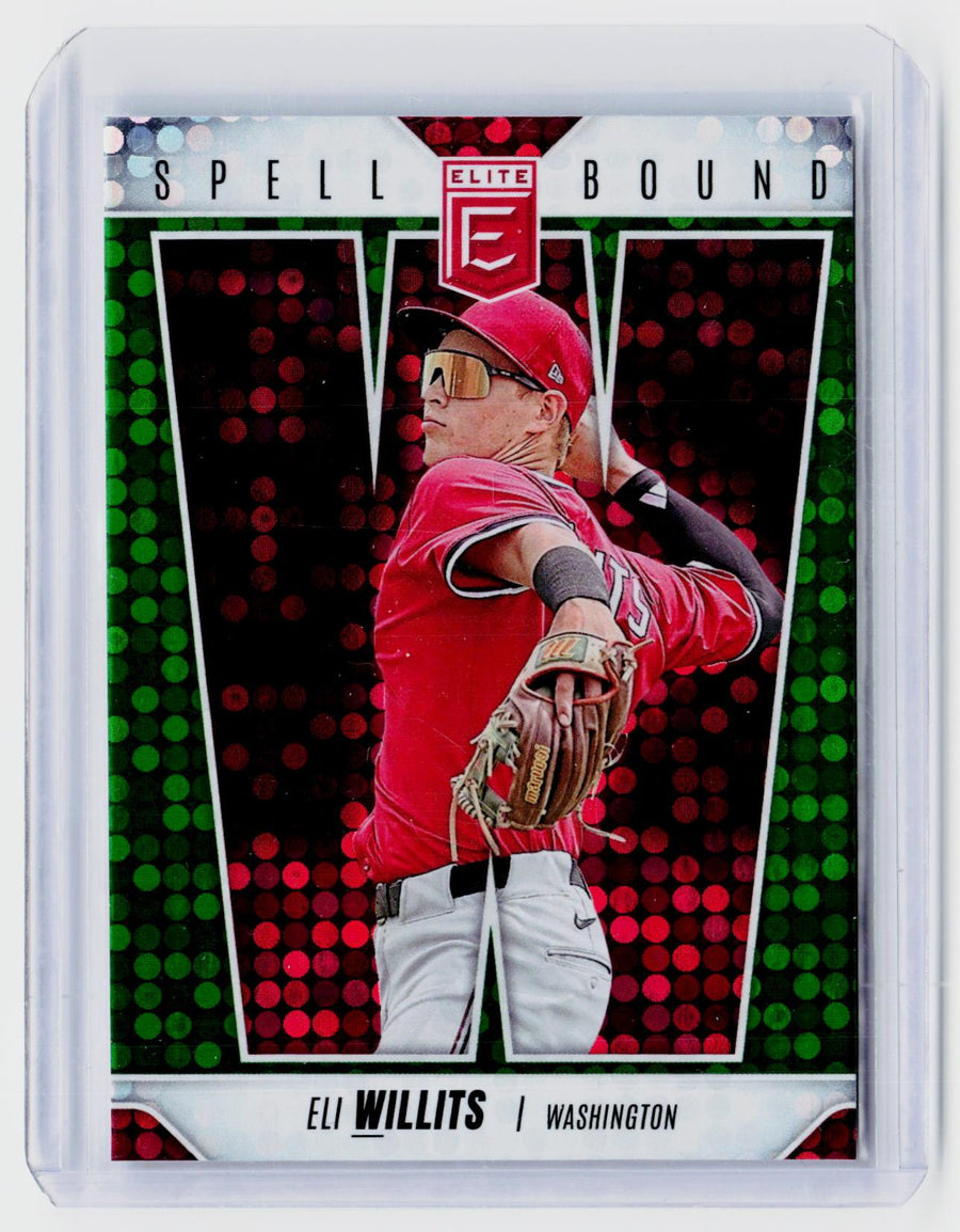 2026 Panini Donruss Elite Spellbound #19 Eli Willits Washington Rookie Card - front