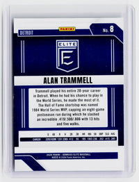 2026 Panini Donruss Elite Baseball Alan Trammell #8 Detroit Tigers - back