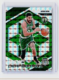 2024-25 Panini Mosaic Epic Performers Green Mosaic Jayson Tatum #4 - front
