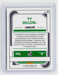 2026 Panini Donruss Racing Ty Dillon #25 - back