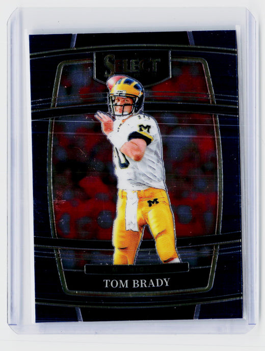 2022 Panini Select Draft Picks Tom Brady Michigan Concourse #32 - front