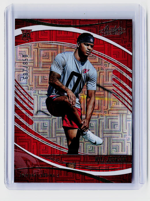 2025 Panini Absolute Football Will Johnson Rookies Retail #198 - front