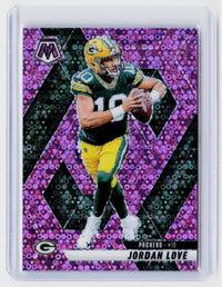 2025 Panini Mosaic Football Jordan Love Purple Mosaic /20 #30 - front