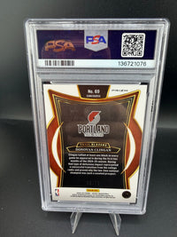 2024 Panini Select White Disco Donovan Clingan RC #69 PSA 10 /75 - back