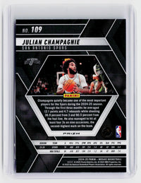 2024-25 Panini Mosaic Basketball Julian Champagnie #109 San Antonio Spurs - back